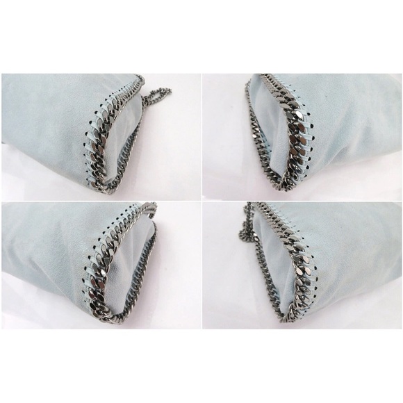 Stella McCartney Light Blue Chain Shoulder Bag - Picture 5 of 12